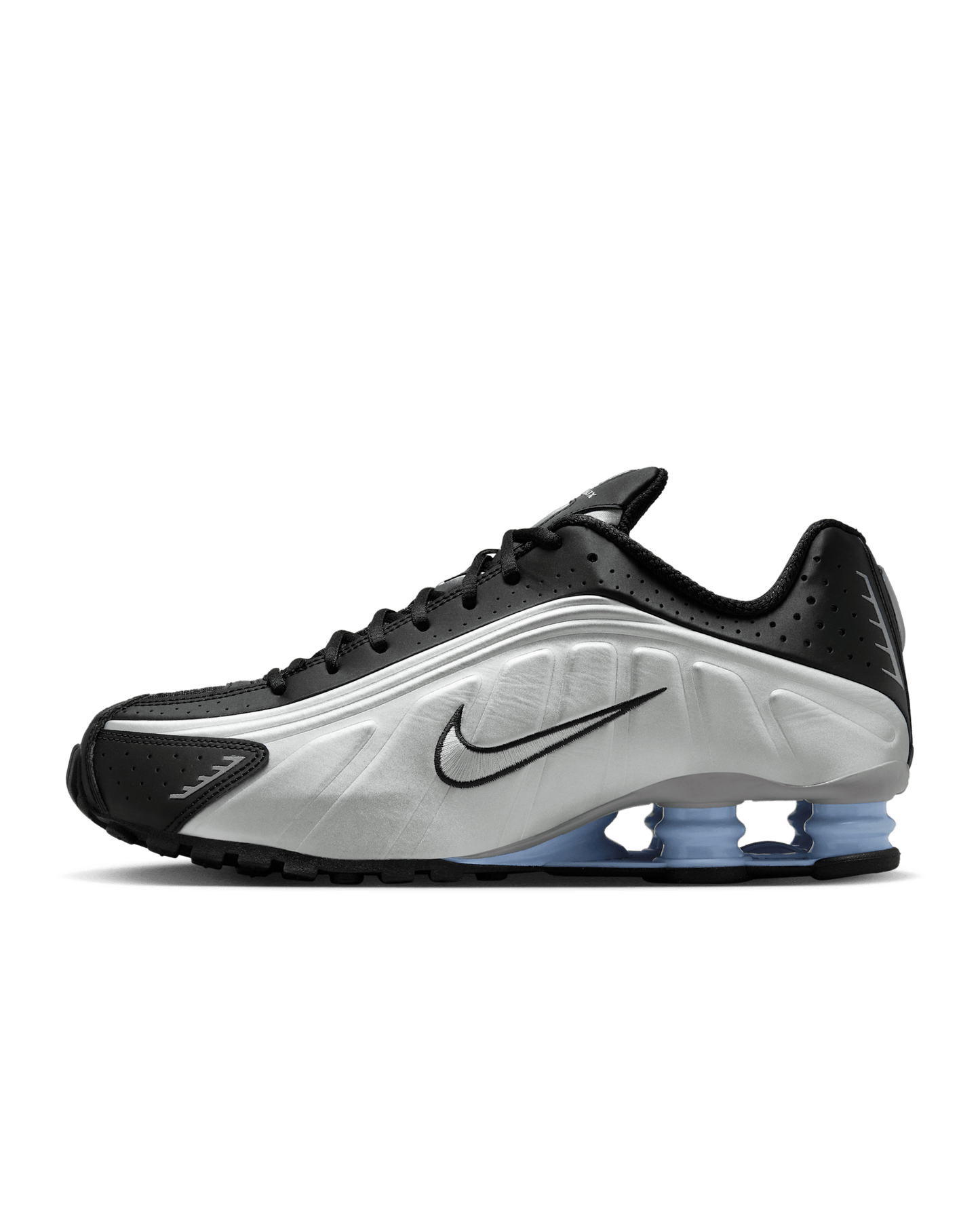Nike shox R4 silver n black