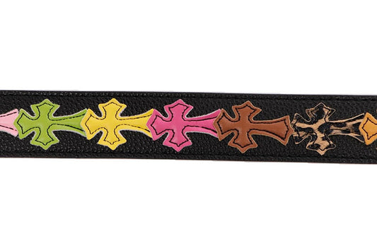 Chrome heart multicolour cross