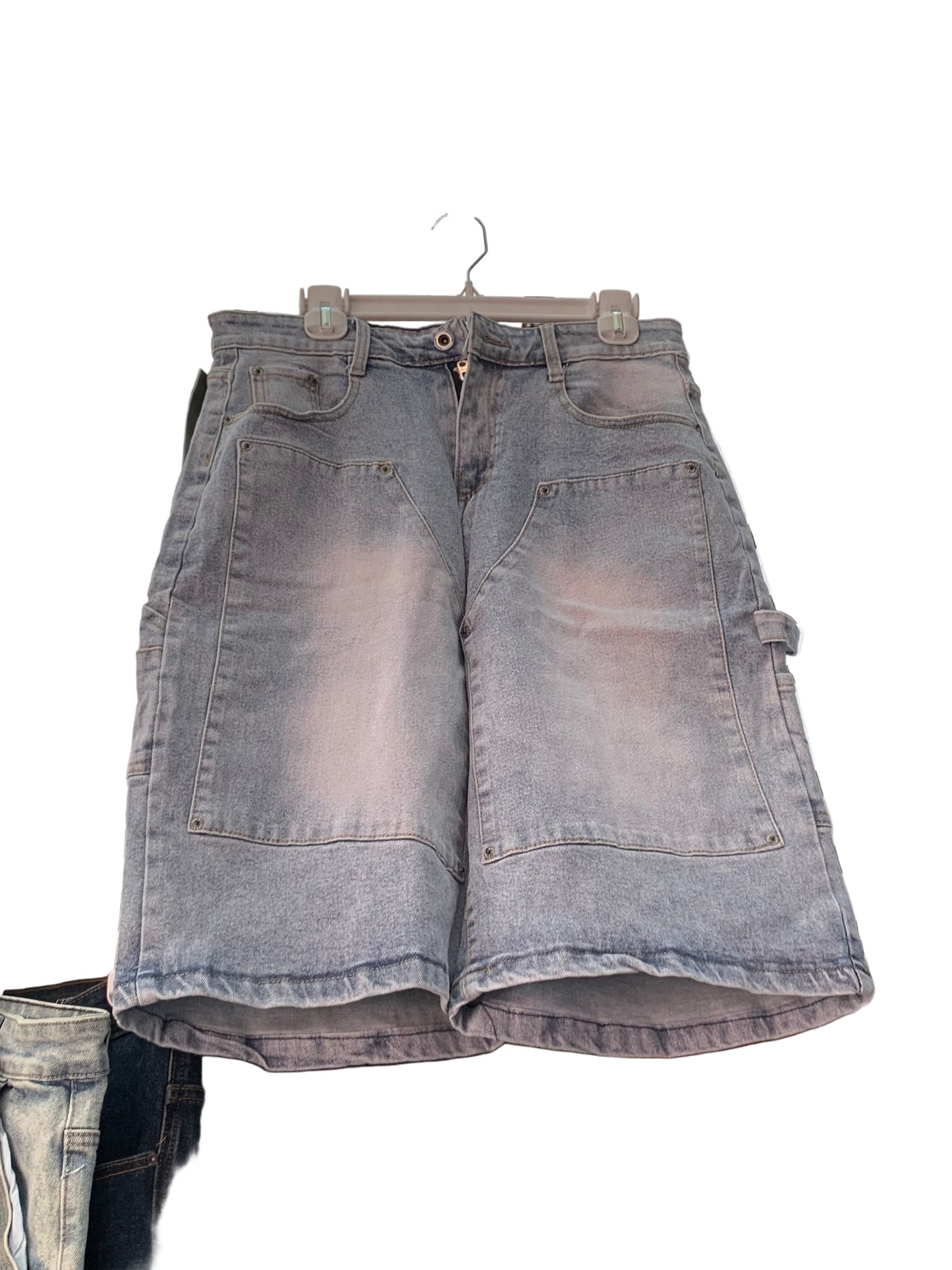 Denim washed short