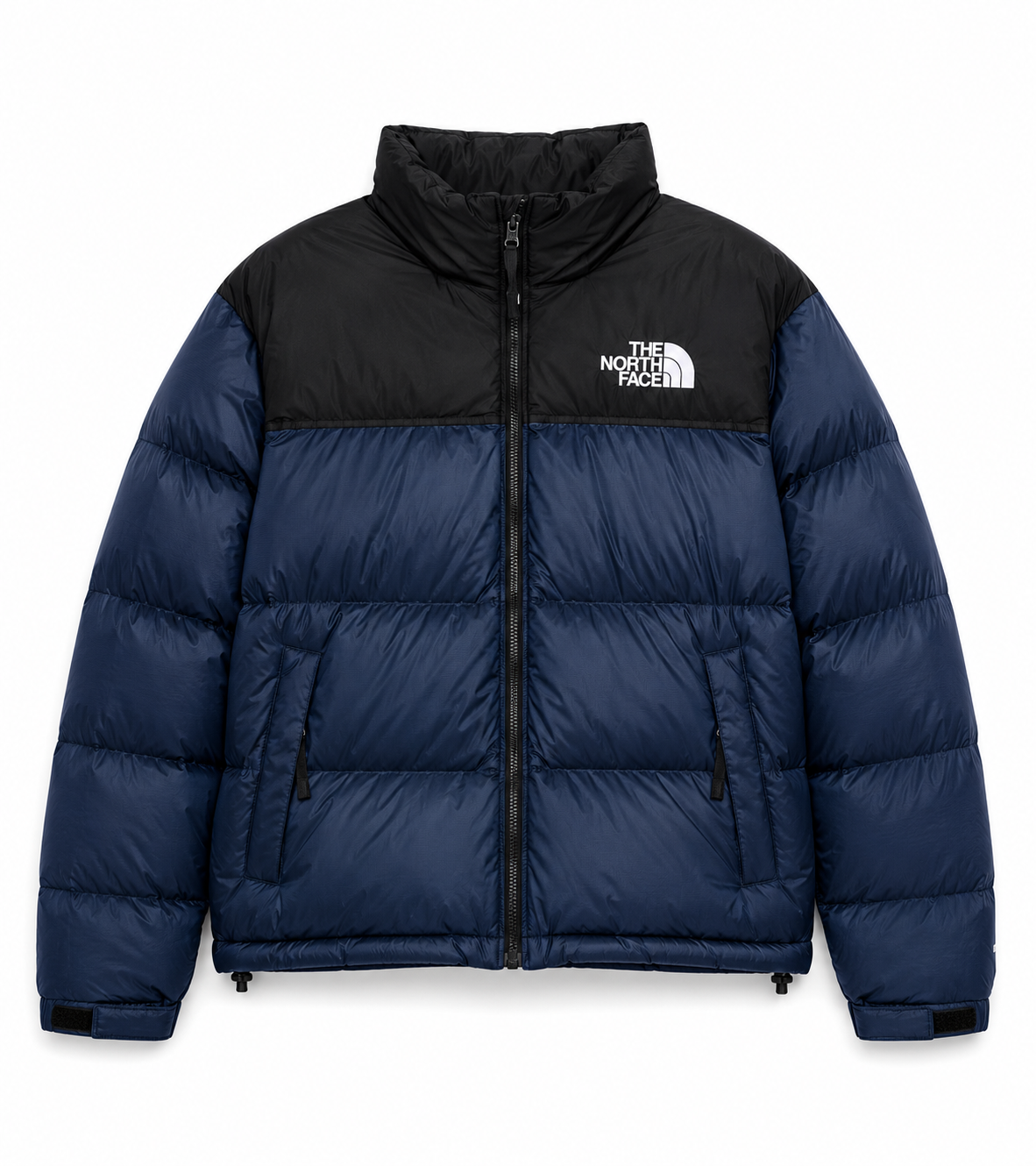 Navy quilted puffer