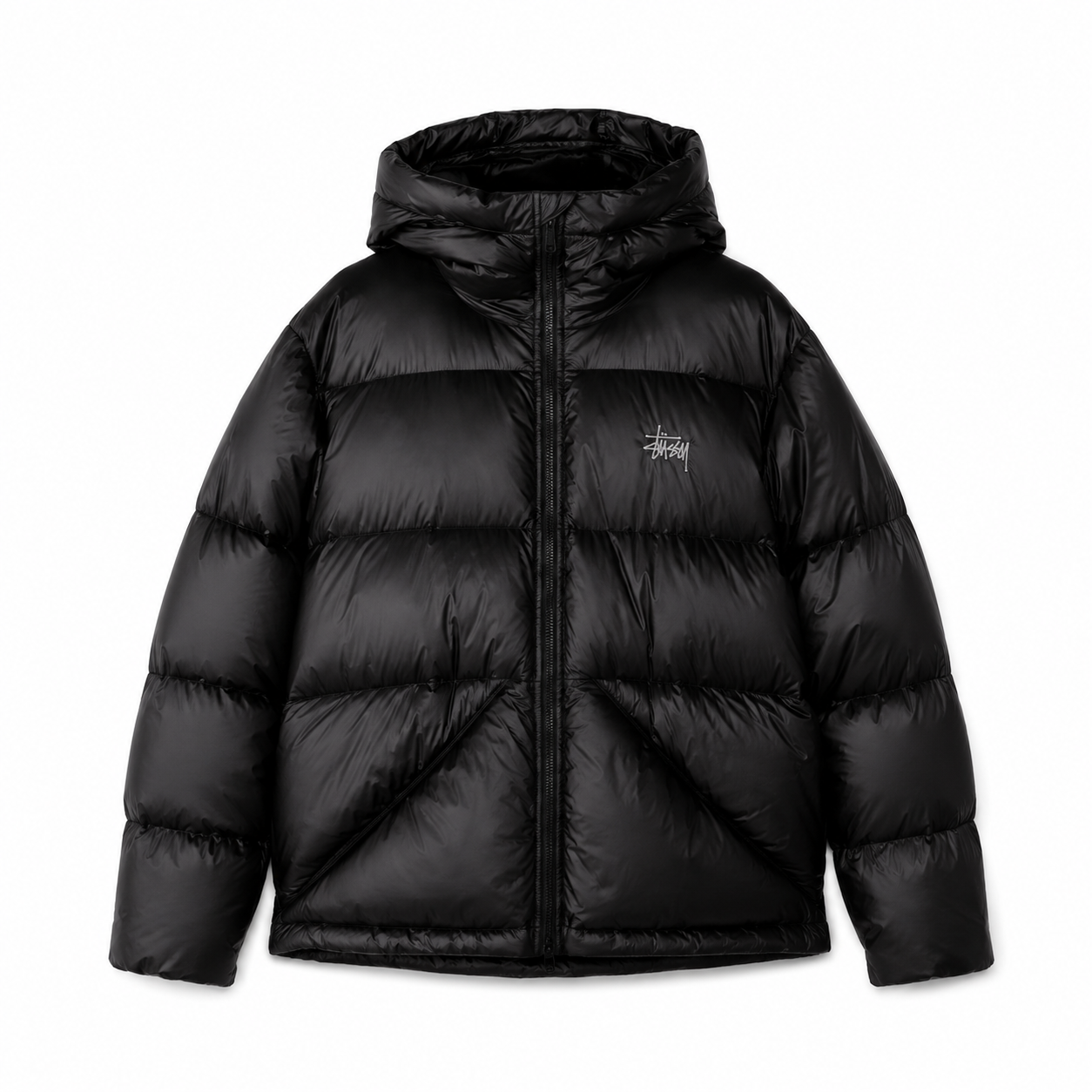 Black puffer jacket