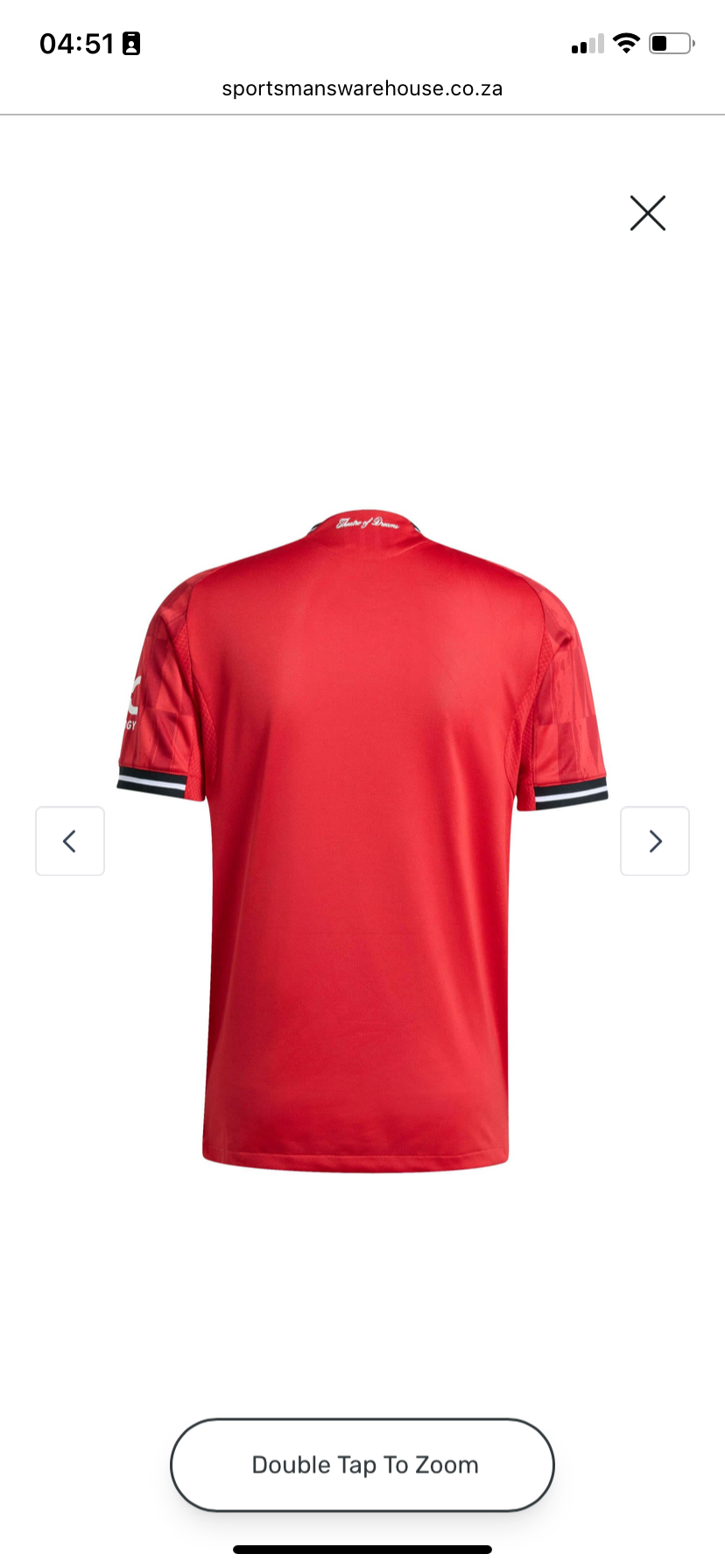 Manchester United Men's Home 25/26 Match Jersey