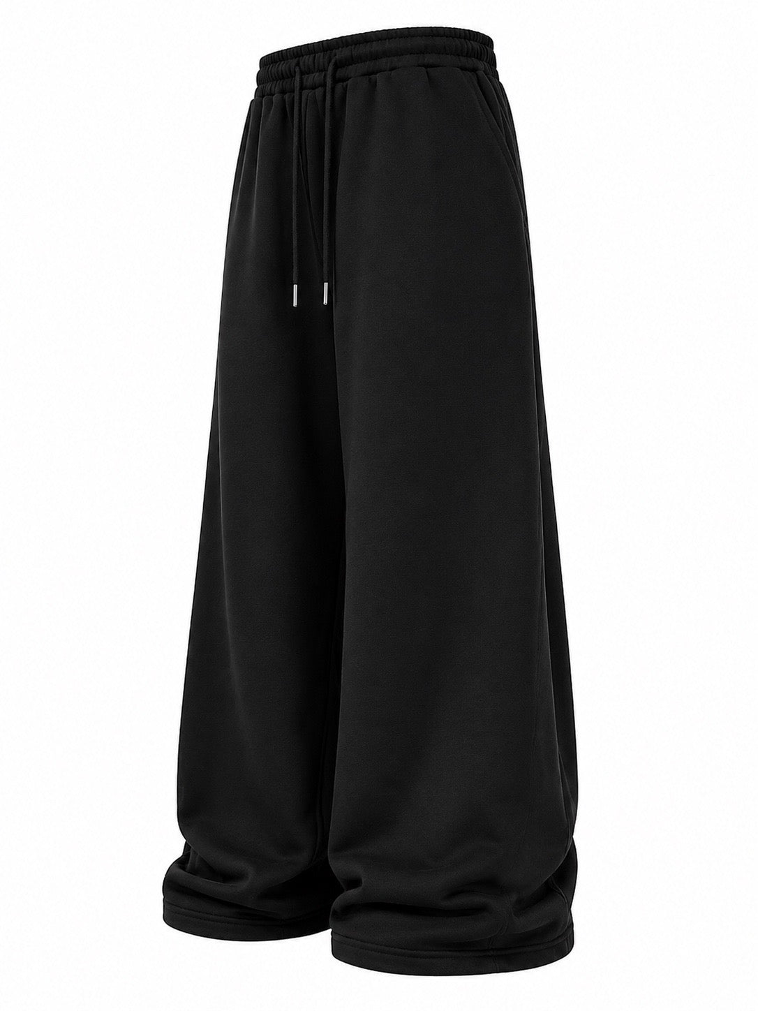 Plain black sweat pants