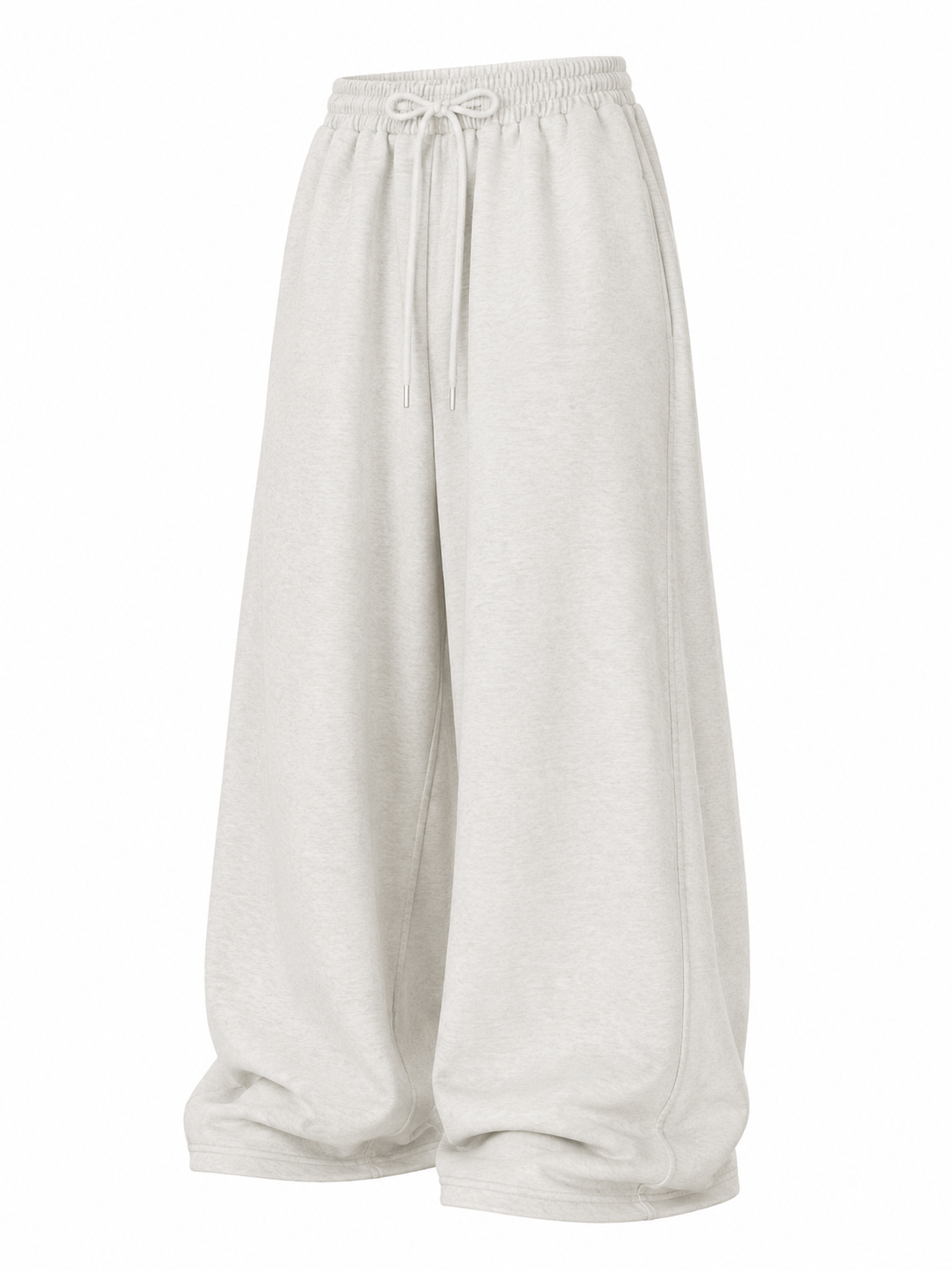 Plain cream white sweat pants