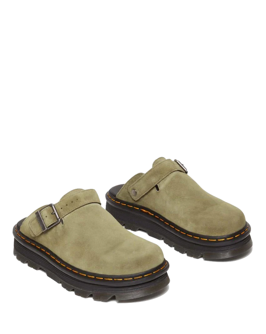 Dr. Martens Zebzag Suede Slingback Platform Mule