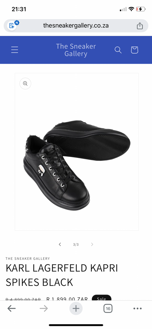 Ikon NFT Kapri sneakers spikes