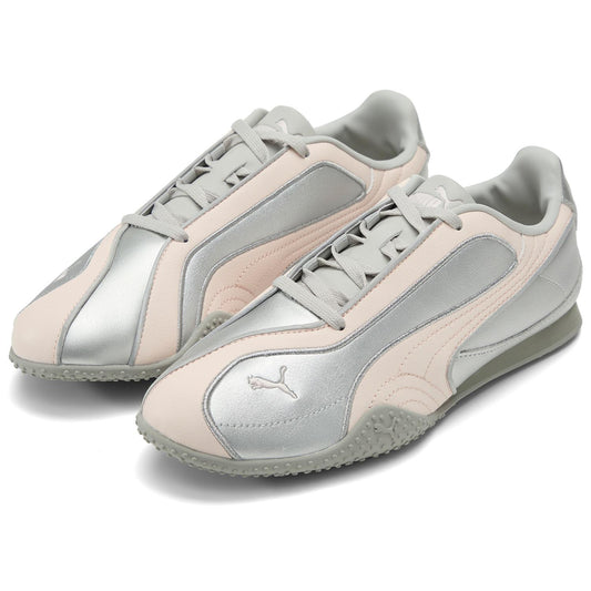 Bella V2 Unisex Sneakers, Silver and Pink