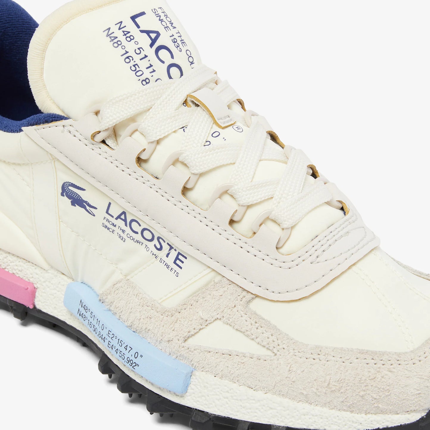 Lacoste Women's Elite Active Trainers "Offwhite/navy"
