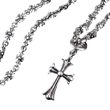 Chrome heart necklace