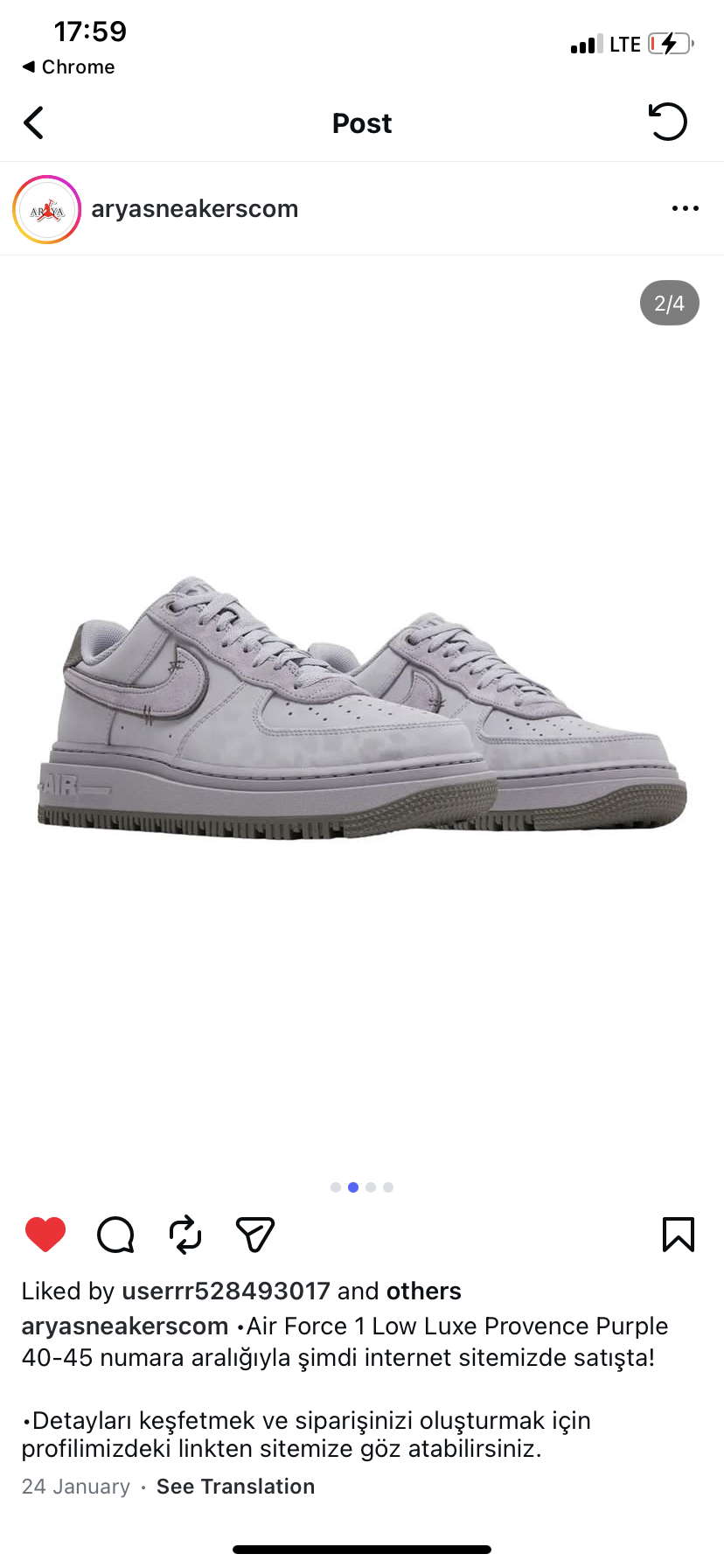 AF1 low Luxe