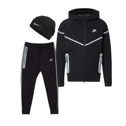 Two-Piece Windrunner Reflective Tech Fleece + Free Skull Cap (Black Friday Special)