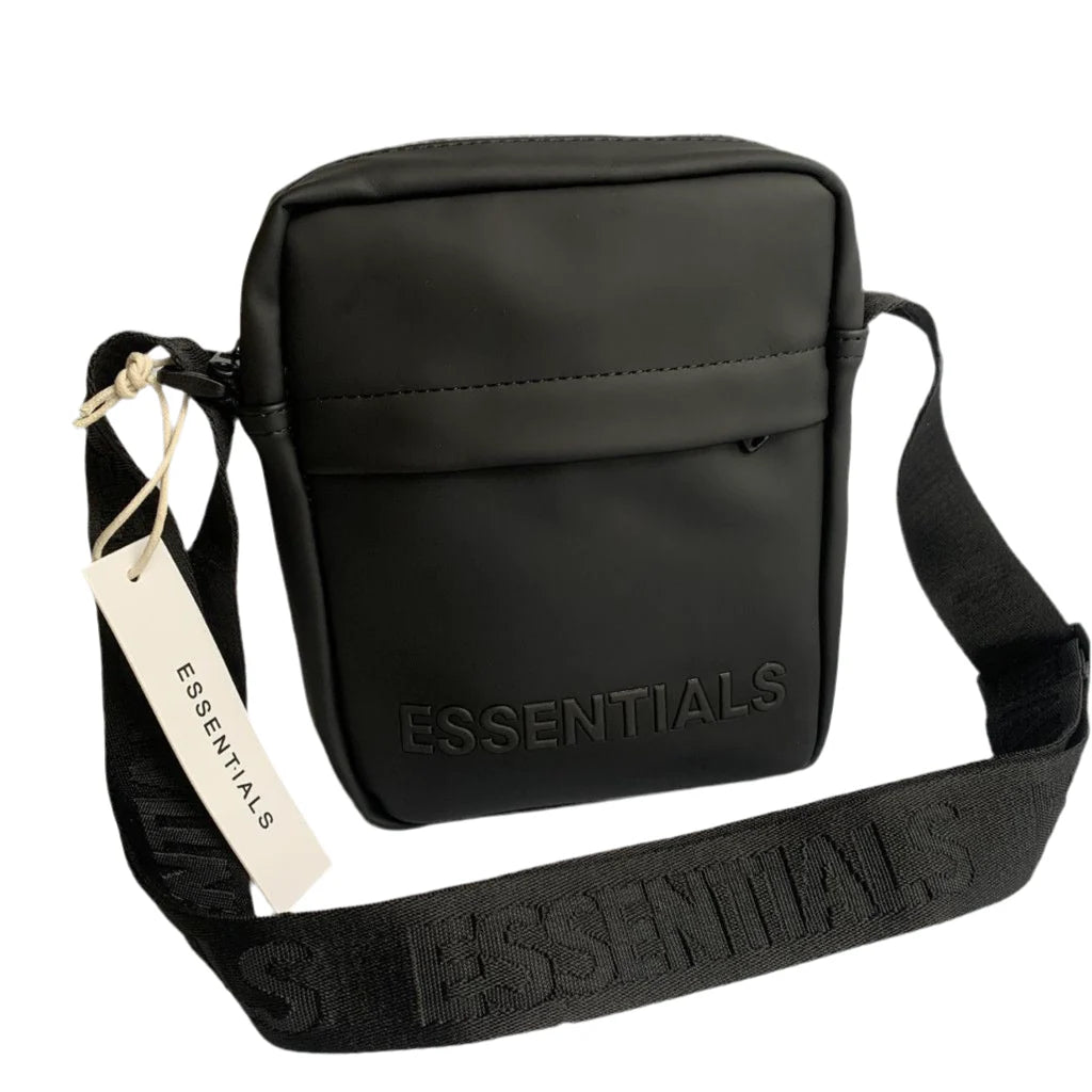 ESSENTIALS FEAR OF GOD (BLACK) CROSS BODY SIDE BAG