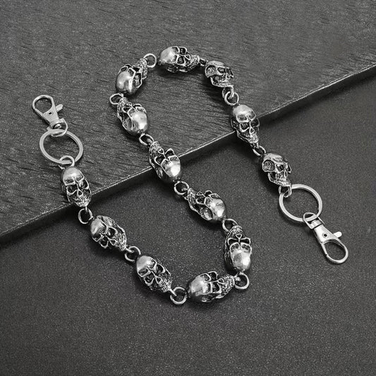 SKULL PANTS SIDE CHAIN