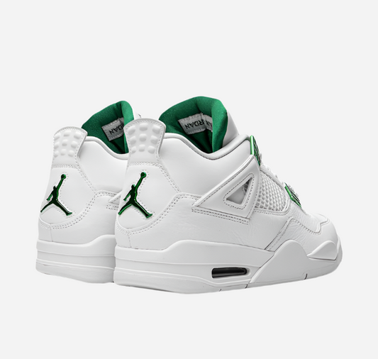 AIR JORDAN 4 RETRO WHITE METALLIC GREEN
