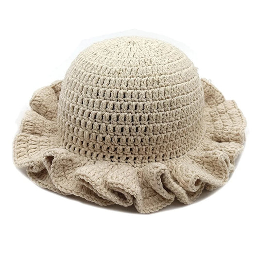 Crocheted bucket hat