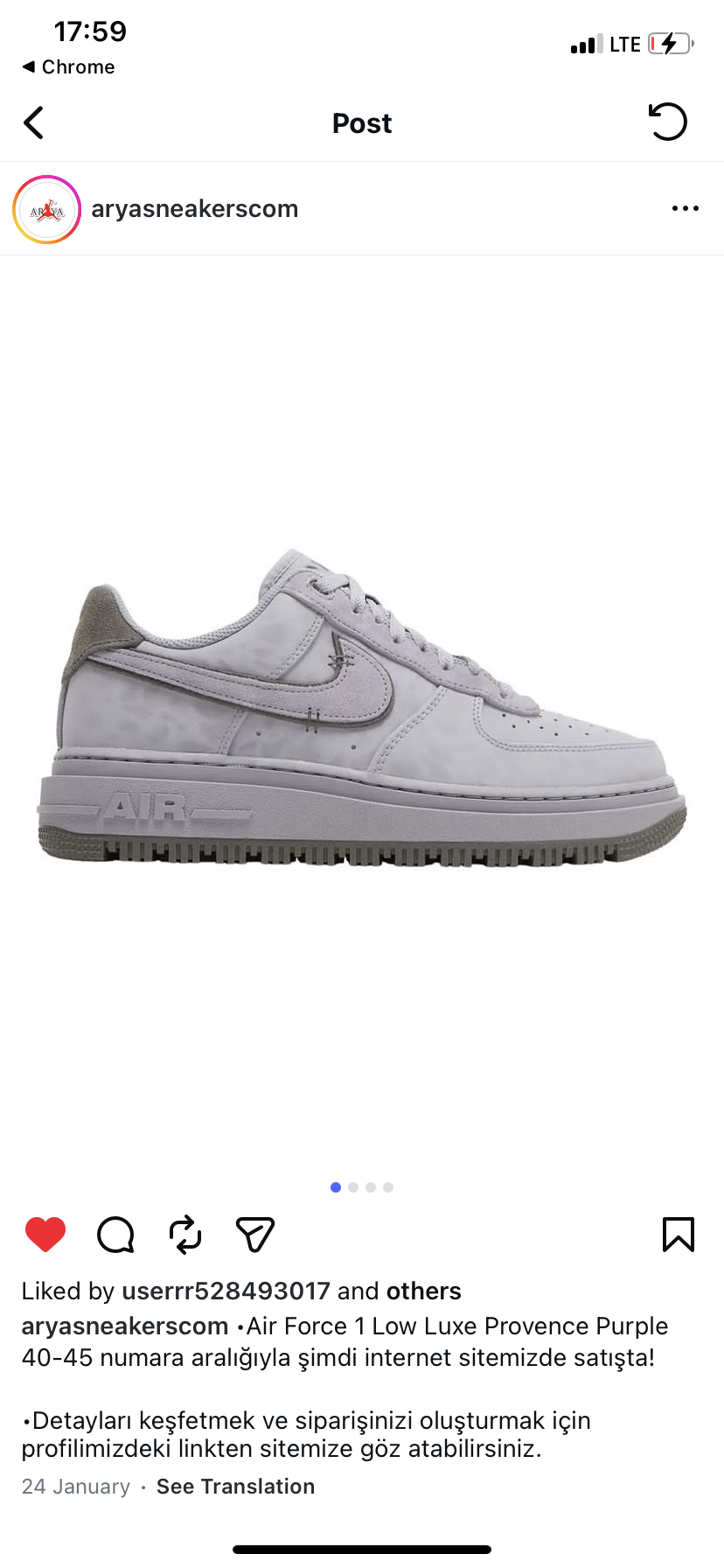 AF1 low Luxe