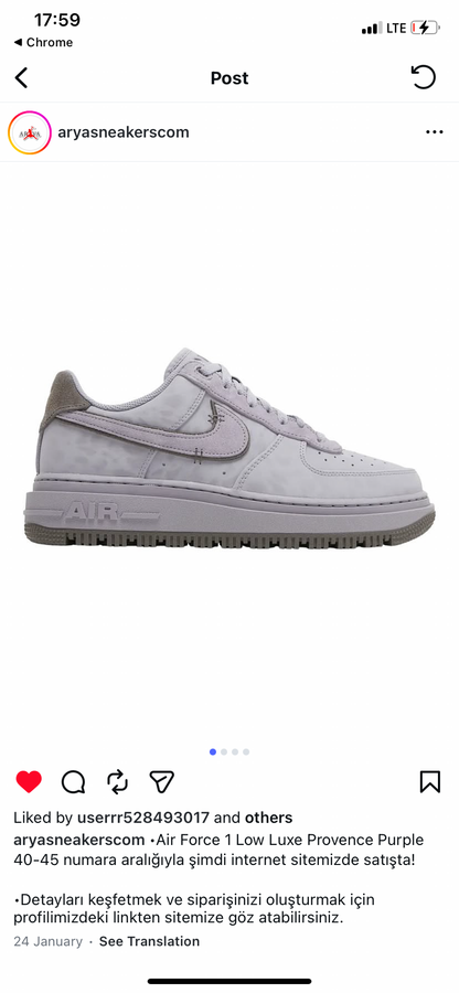 AF1 low Luxe