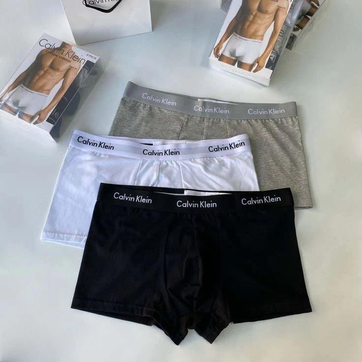 CALVIN KLEIN COTTON STRETCH 3-UNITS IN A BOX