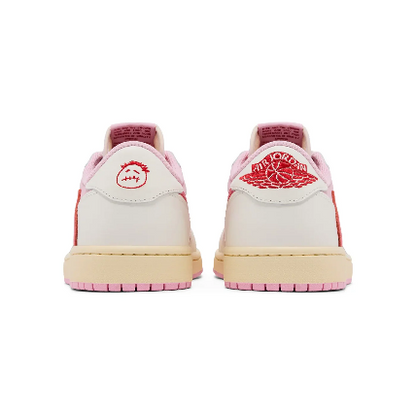Retro 1 Low Shy Pink and Tropical Pink