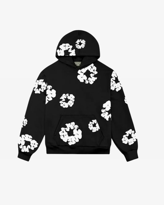 Denim Wreath Hoodie