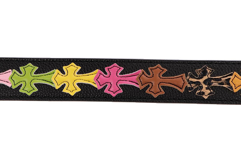 Chrome heart multicolour cross
