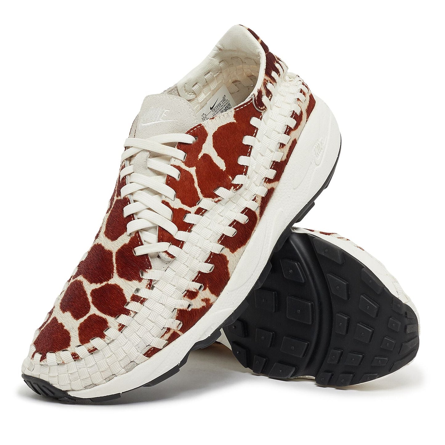 Nike Air Footscape Woven cow print sneakers