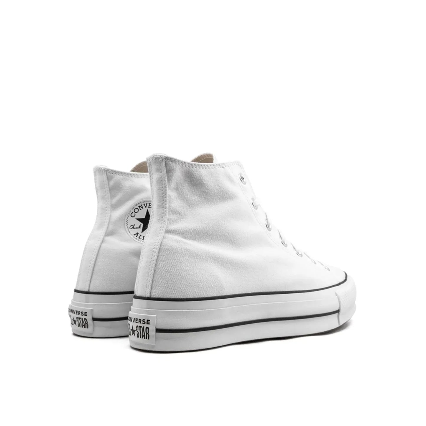 Converse Pale Platform Lift High Top Trainers