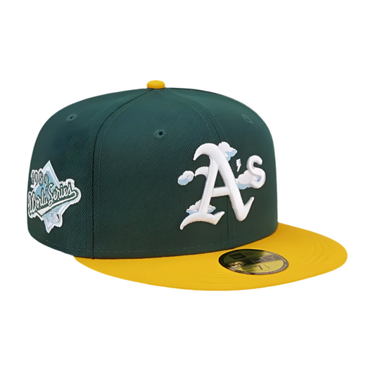 MLB Oakland Athletics Comic Cloud Fitted Cap