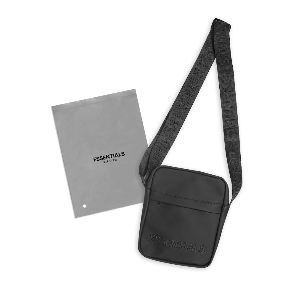 ESSENTIALS FEAR OF GOD (BLACK) CROSS BODY SIDE BAG