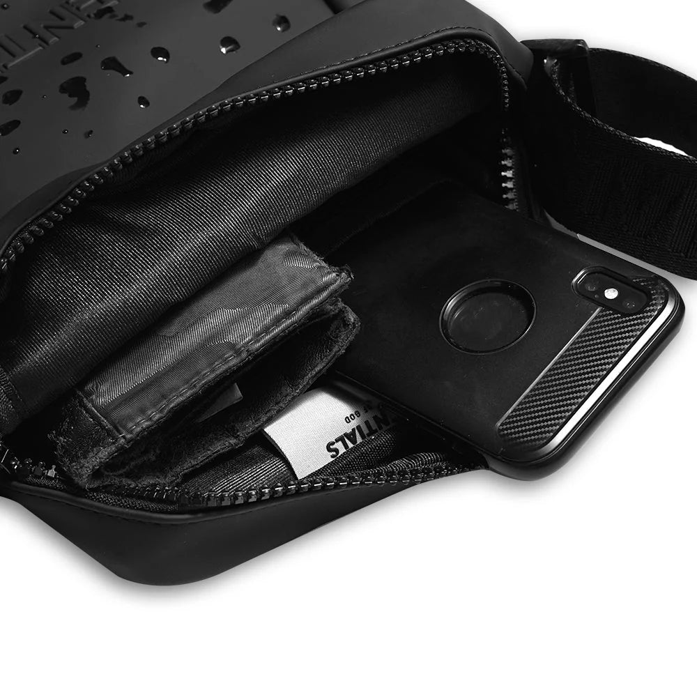 ESSENTIALS FEAR OF GOD (BLACK) CROSS BODY SIDE BAG