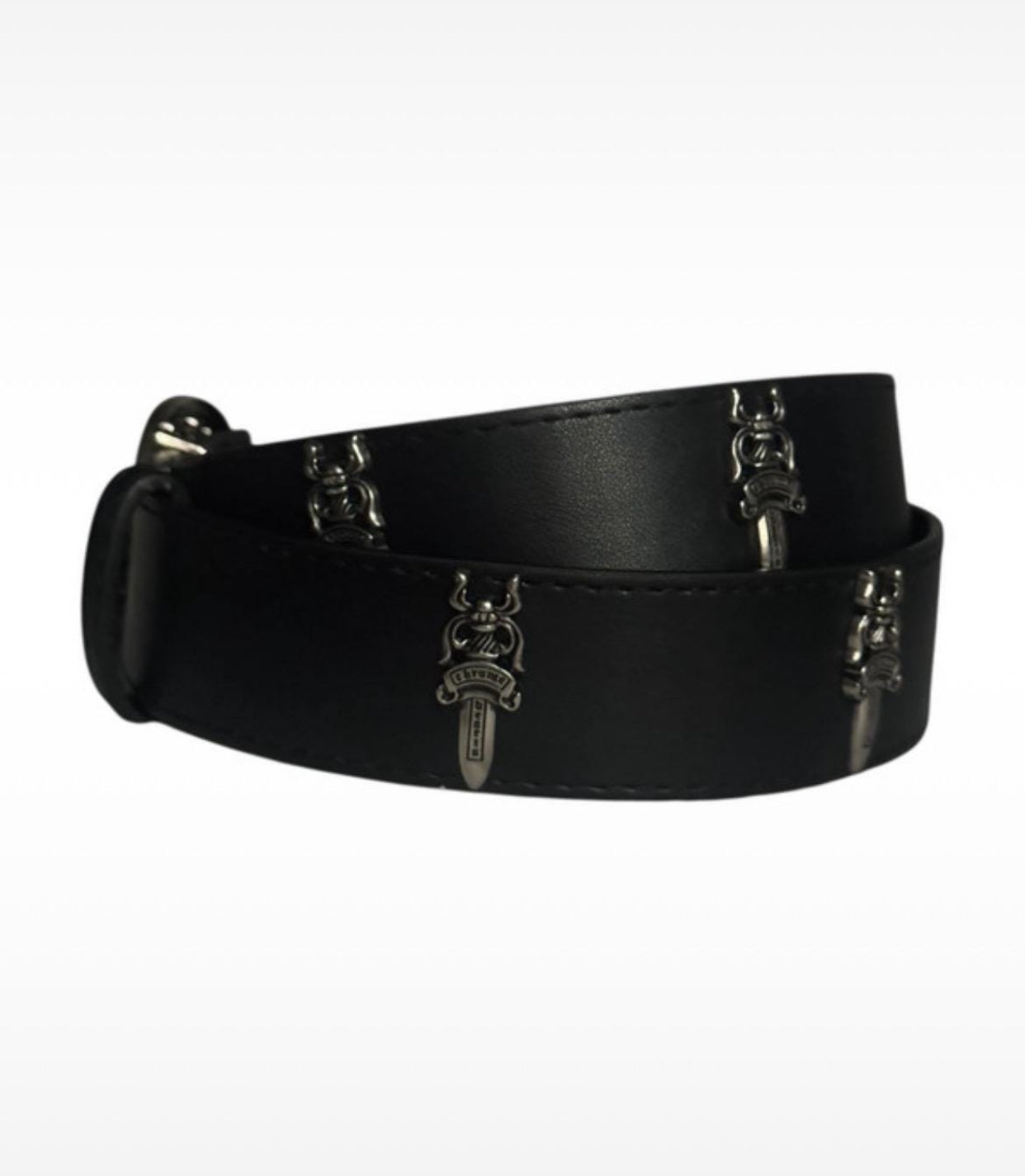 CHROME HEARTS LEATHER BELT