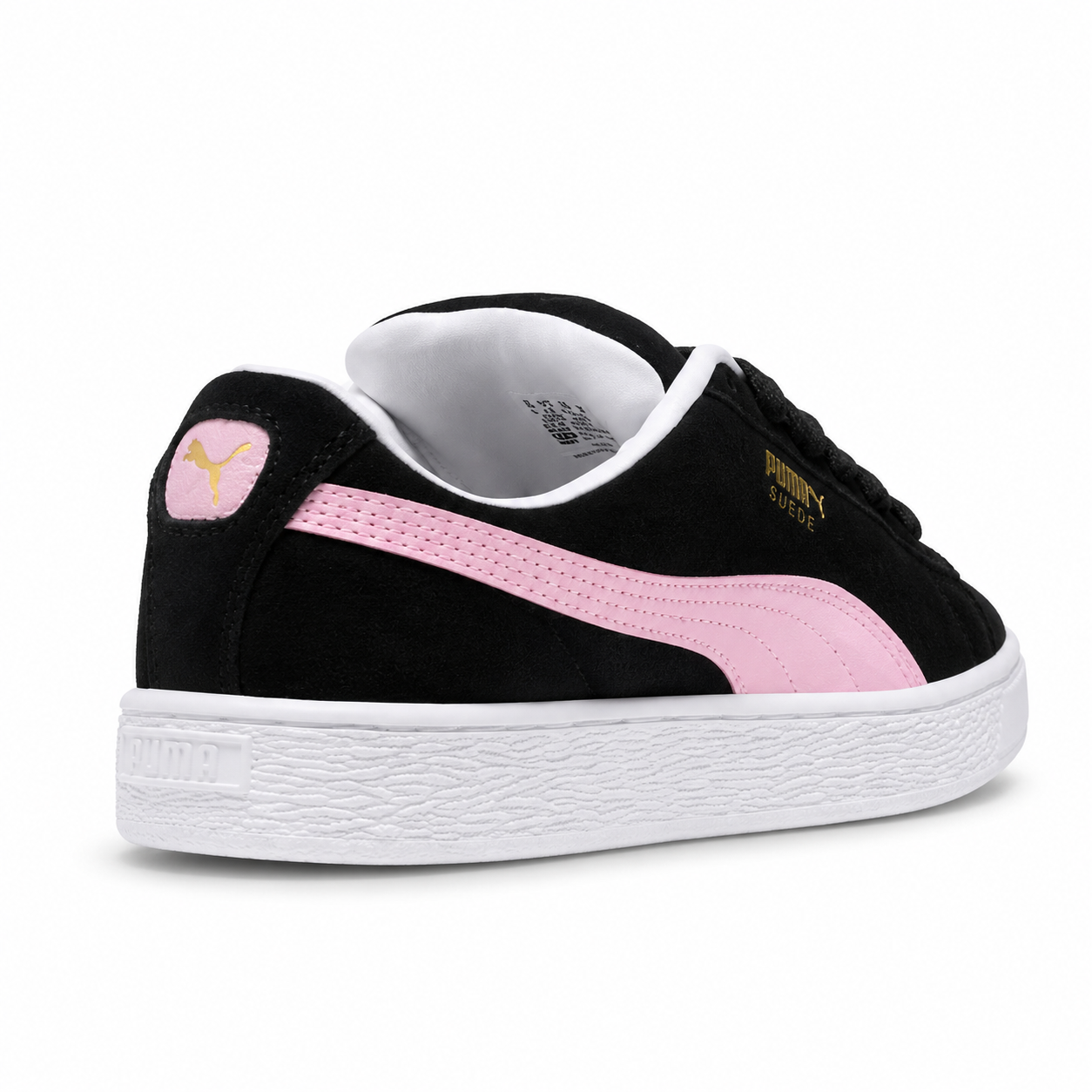 Suede XL Black + Pink