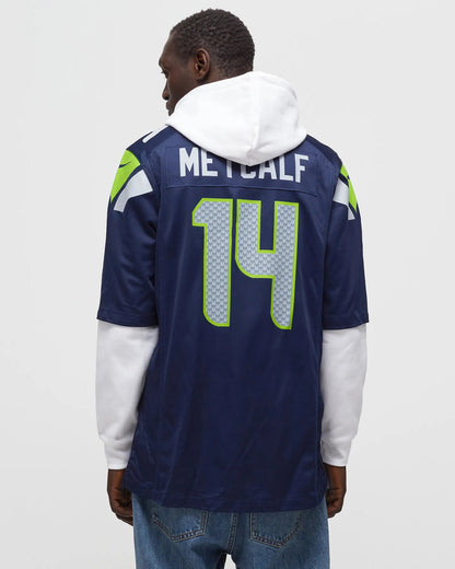 SEATTLE SEAHAWKS HOME GAME JERSEY DK METCALF #14