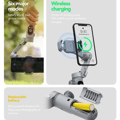 Smart X Pro Smartphone Gimbal 3-Axis Handheld Stabilizer