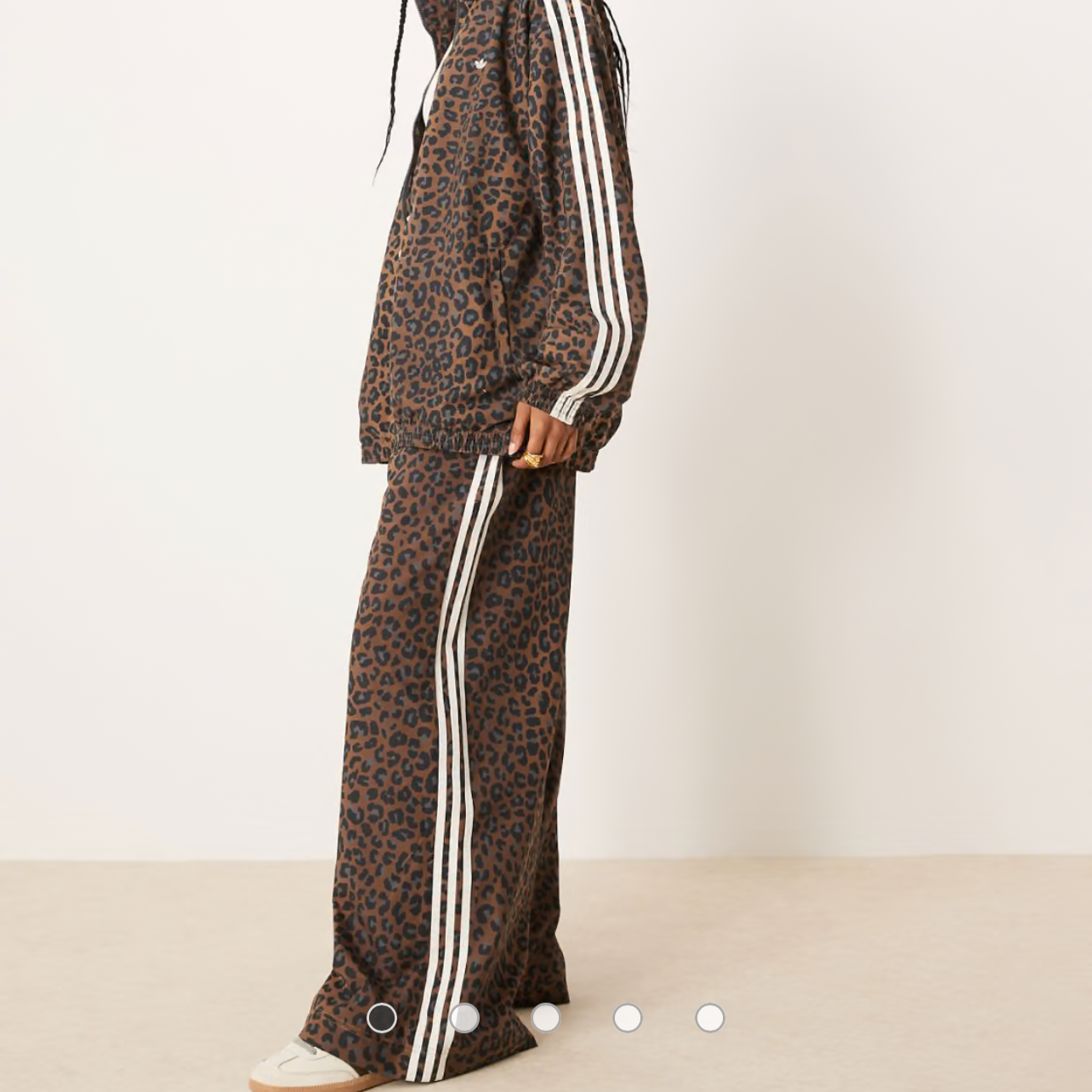 Firebird oversized leopard track two piece