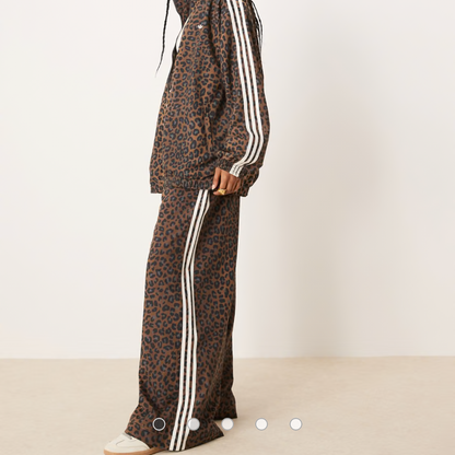 Firebird oversized leopard track two piece