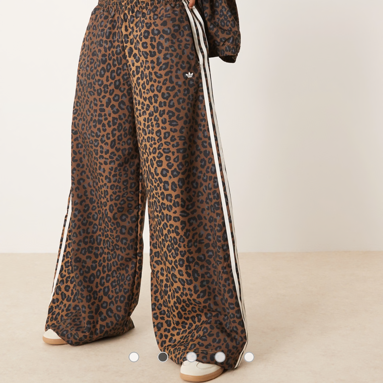 Firebird oversized leopard track two piece