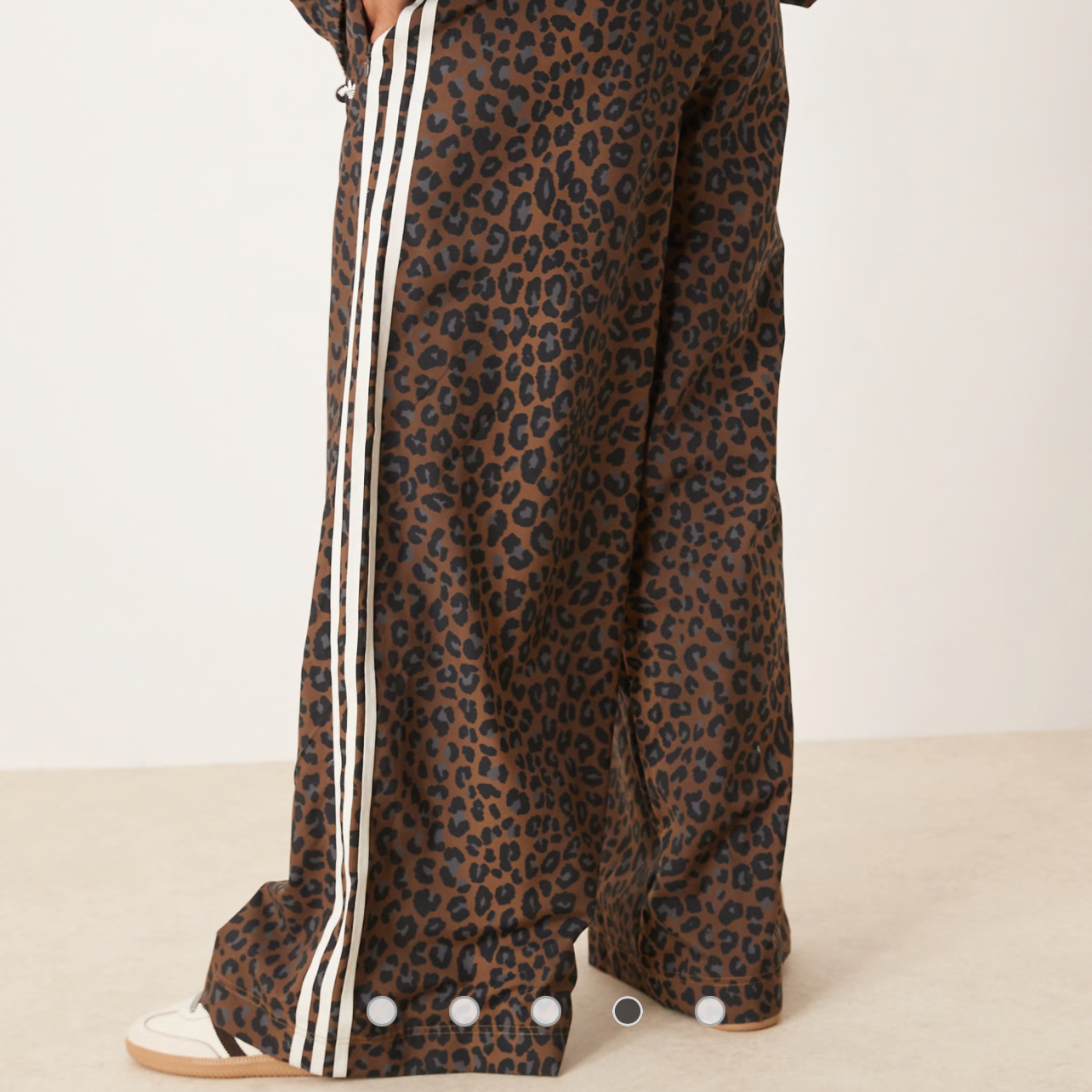 Firebird oversized leopard track two piece