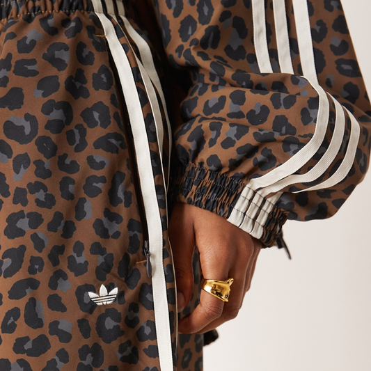 Firebird oversized leopard track two piece