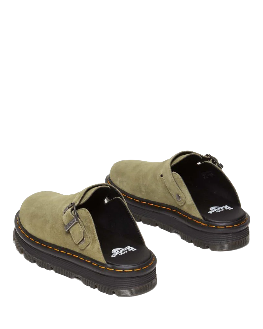 Dr. Martens Zebzag Suede Slingback Platform Mule