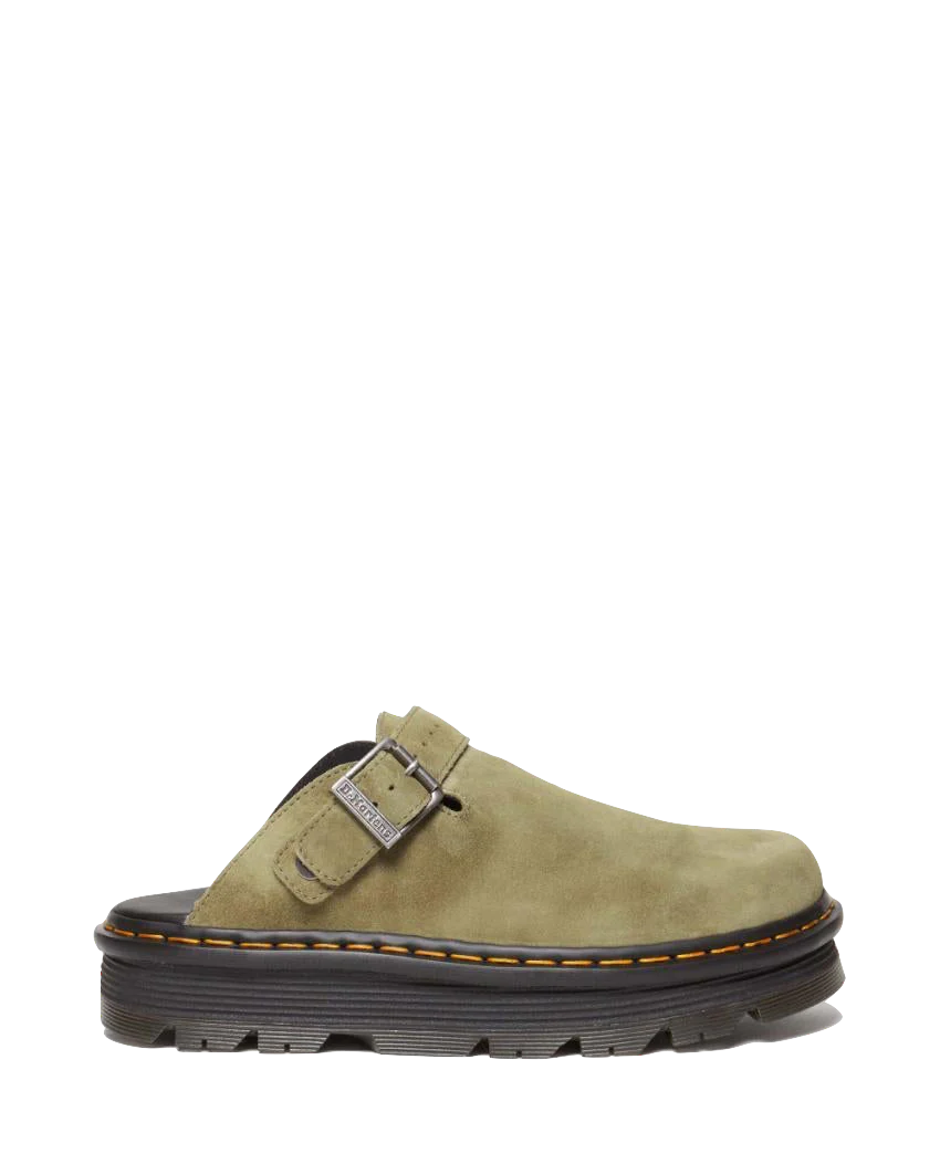 Dr. Martens Zebzag Suede Slingback Platform Mule