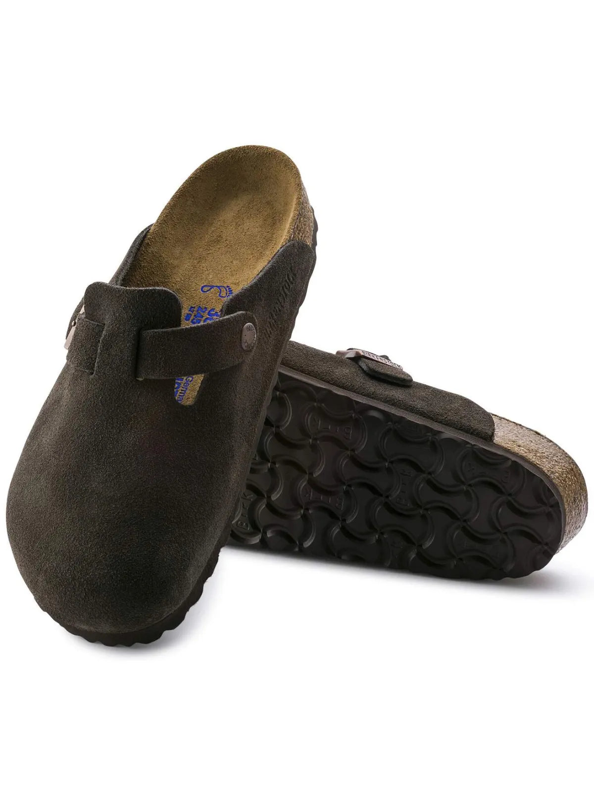 BIRKENSTOCK – BOSTON MOCHA SUEDE LEATHER