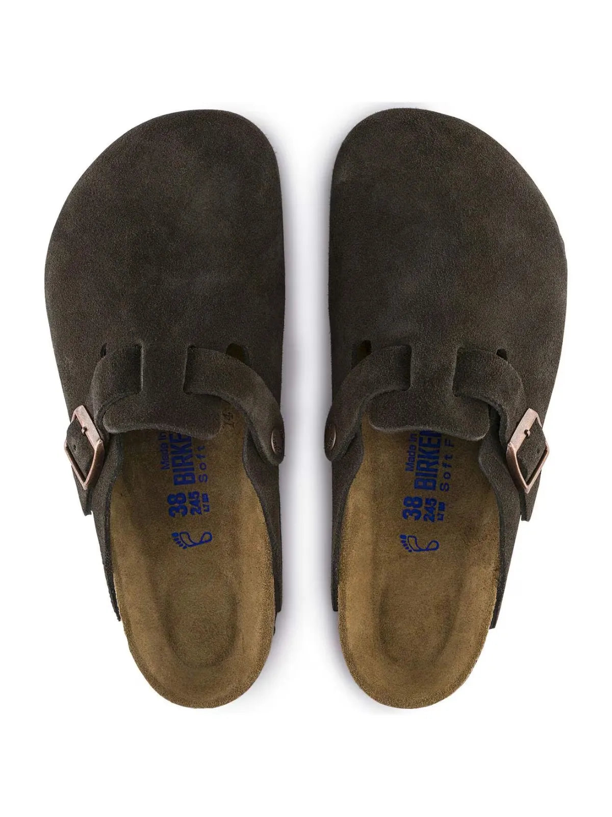 BIRKENSTOCK – BOSTON MOCHA SUEDE LEATHER