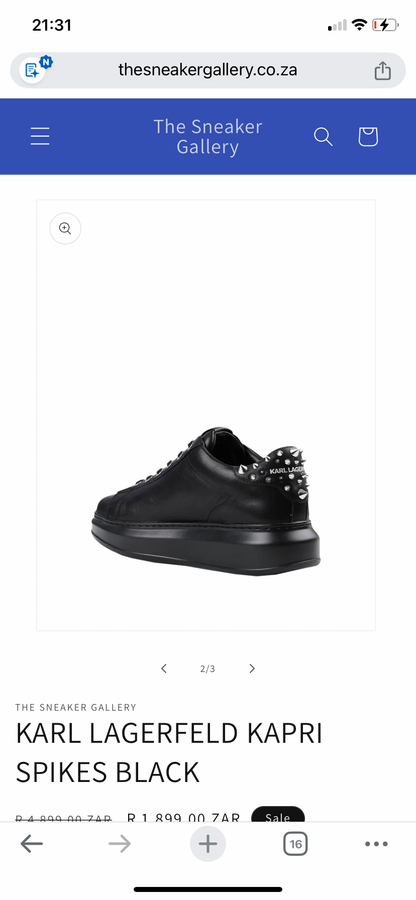 Ikon NFT Kapri sneakers spikes