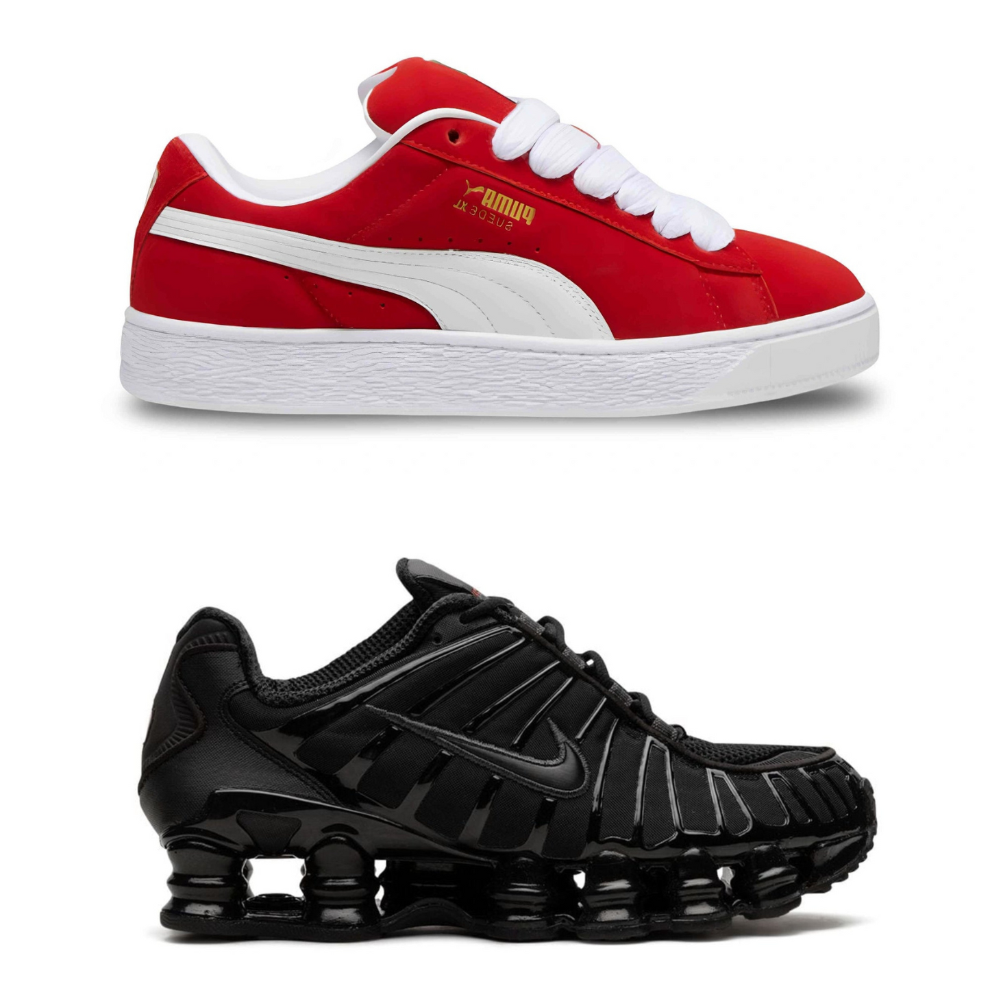Puma XL x Nike Shox bundle