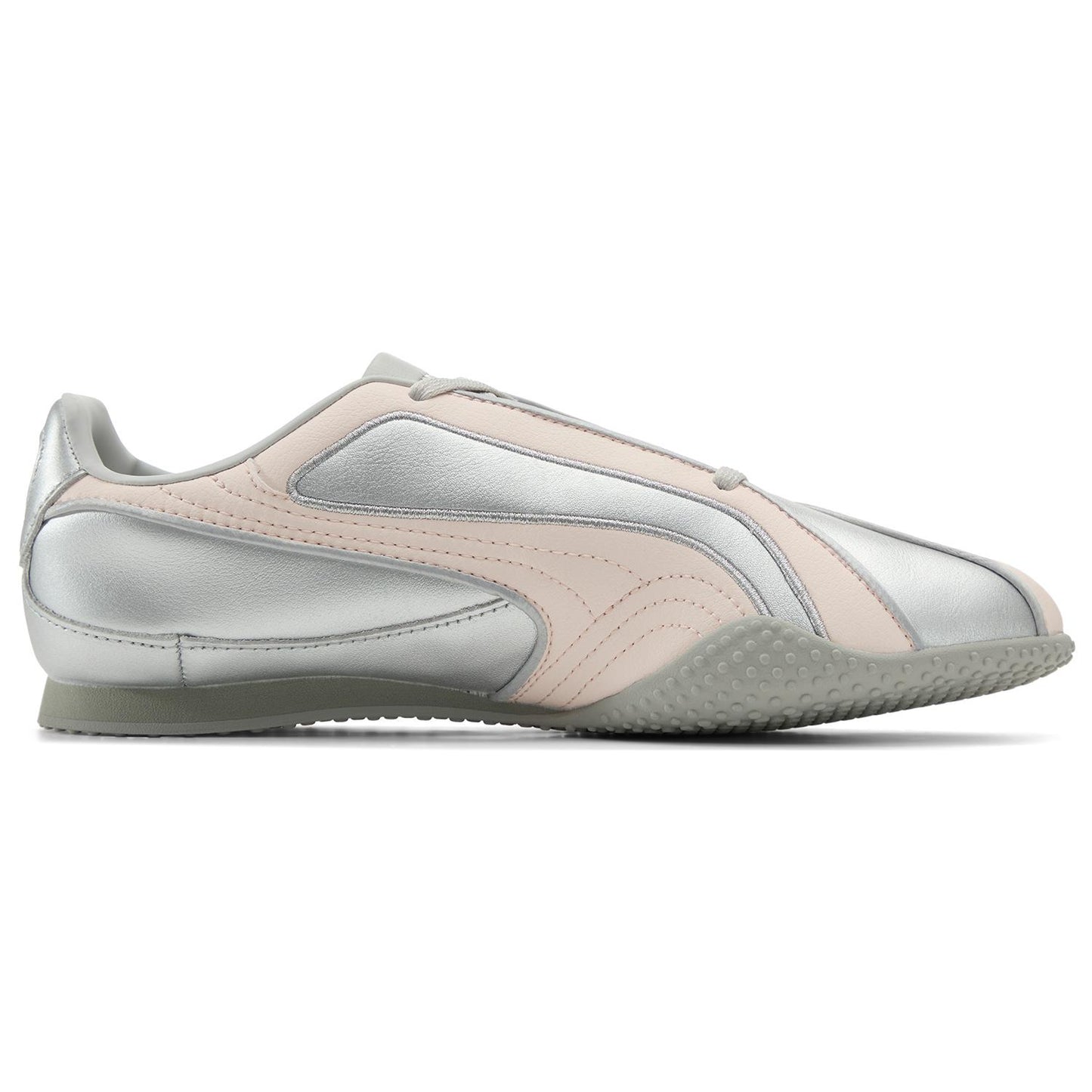 Bella V2 Unisex Sneakers, Silver and Pink