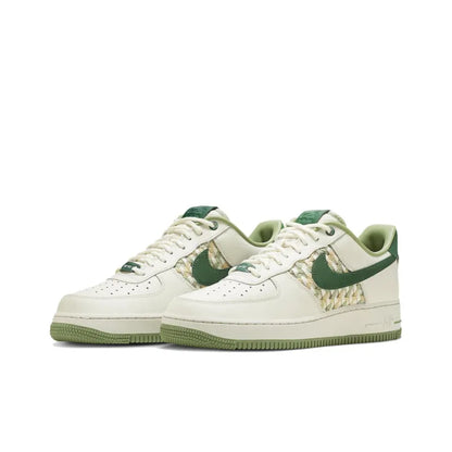 Nike Air Force 1 Low "NAI-KE" Surfaces in Green Weaves