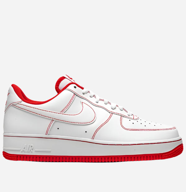 Airforce 1 cherry red outline